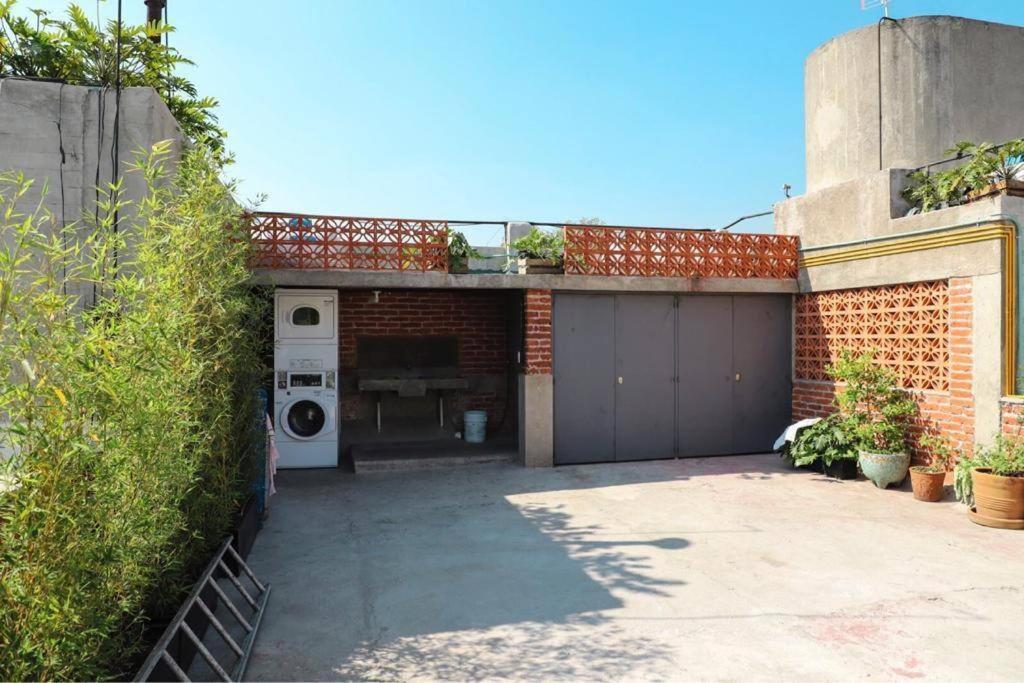 New Mex Inspired Bo-Ho Chic Apartment With Private Patio And Roof Terrace Mexiko-Stadt Exterior foto