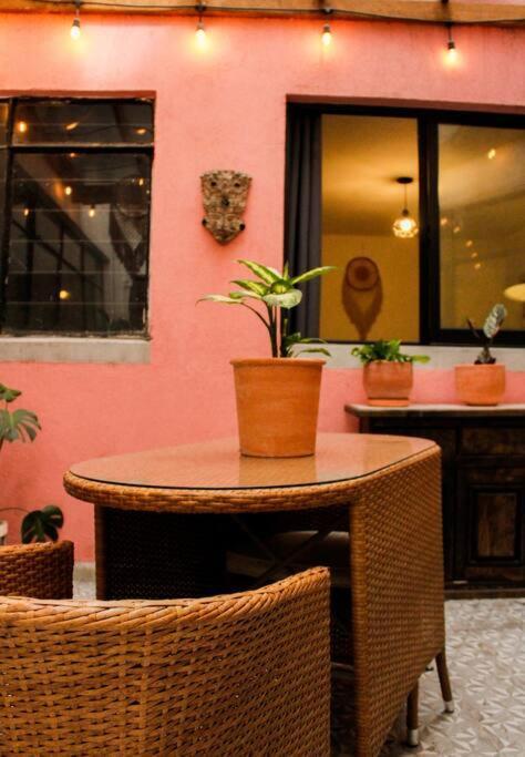 New Mex Inspired Bo-Ho Chic Apartment With Private Patio And Roof Terrace Mexiko-Stadt Exterior foto