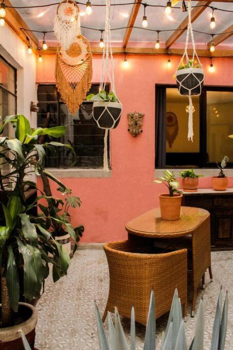 New Mex Inspired Bo-Ho Chic Apartment With Private Patio And Roof Terrace Mexiko-Stadt Exterior foto